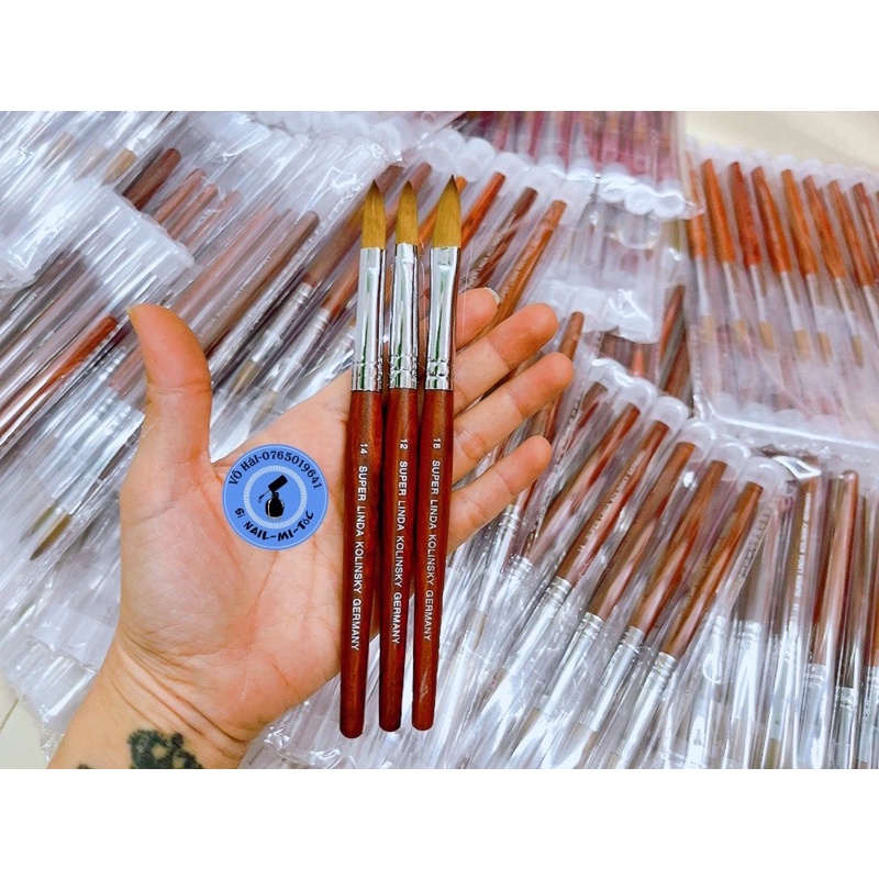 Cọ đắp bột cao cấp Super Linda Kolinsky germany