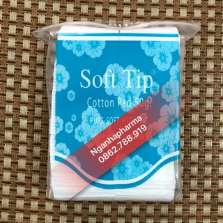 Bông Tẩy Trang Thái Softip Vuông 200 miếng
