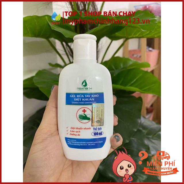 Gel rửa tay khô Ngân Bình Chính Hãng Có Giấy Kiểm Định Công Bố Của Bộ Y Tế