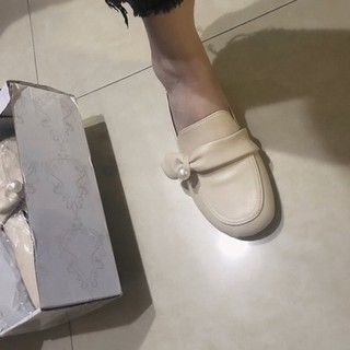 [ORDER] Giày ulzzang thắt nơ đính hạt ba màu (ảnh thật ở cuối)