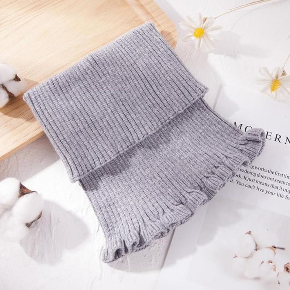 Khăn Choàng Cổ Dệt Kim Ấm Áp Nhiều Màu Sắc Thời Trang Cho Nữ