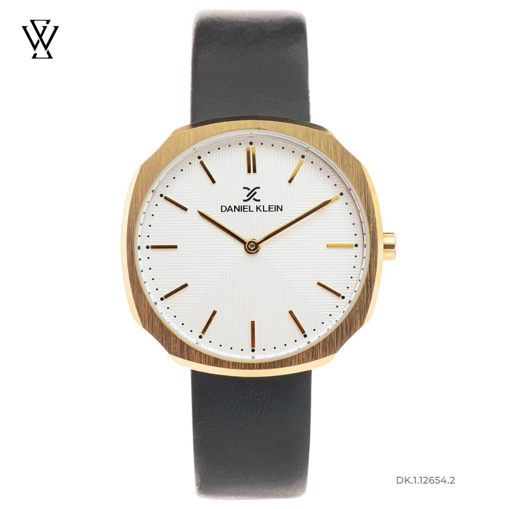 Đồng Hồ Quartz Nữ Daniel Klein WATCHSTORE DK.1.12654.2 Mặt Kính Khoáng 34mm, Dây Da, Vỏ Thép Không Gỉ