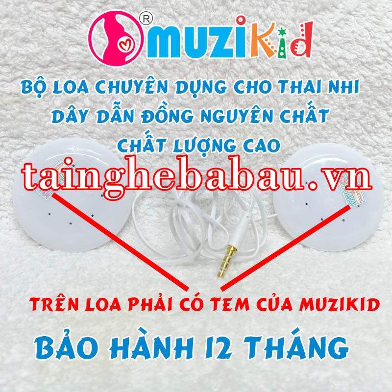 TAI NGHE BÀ BẦU CAO CẤP MUZIKID HỒNG - HÀNG CHÍNH HÃNG - BẢO HÀNH 01 NĂM