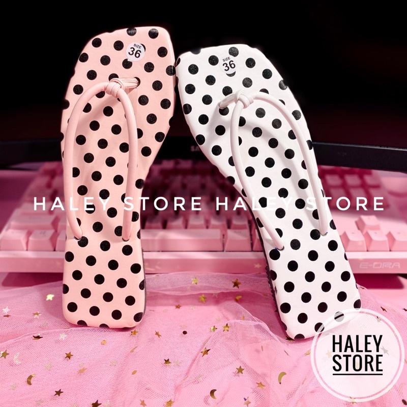 Dép kẹp dây bò sữa hot trend mùa hè 2021 HALEY STORE