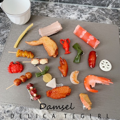 Kẹp Tóc Hình Thức Ăn Dễ Thương Ngộ Nghĩnh Cho Nữ