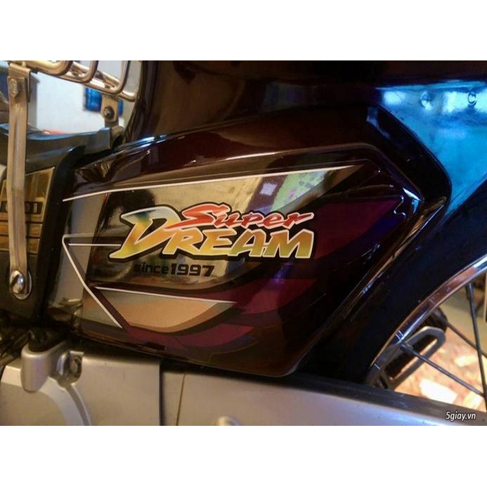Tem trang trí xe máy DREAM 2007, TEM 3 LỚP  Phiên bản kỷ niệm