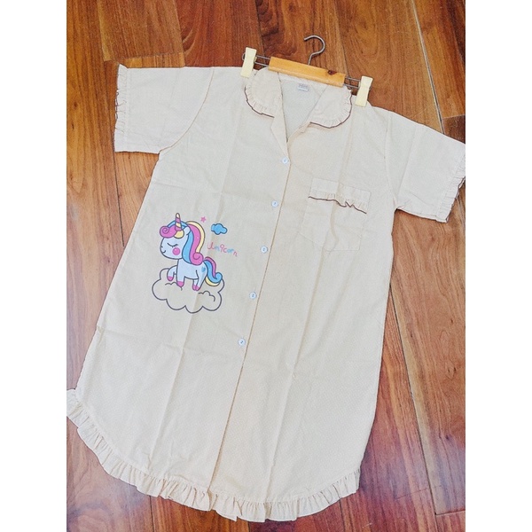 Đầm ngủ kate thái 1 size &lt; 80kg