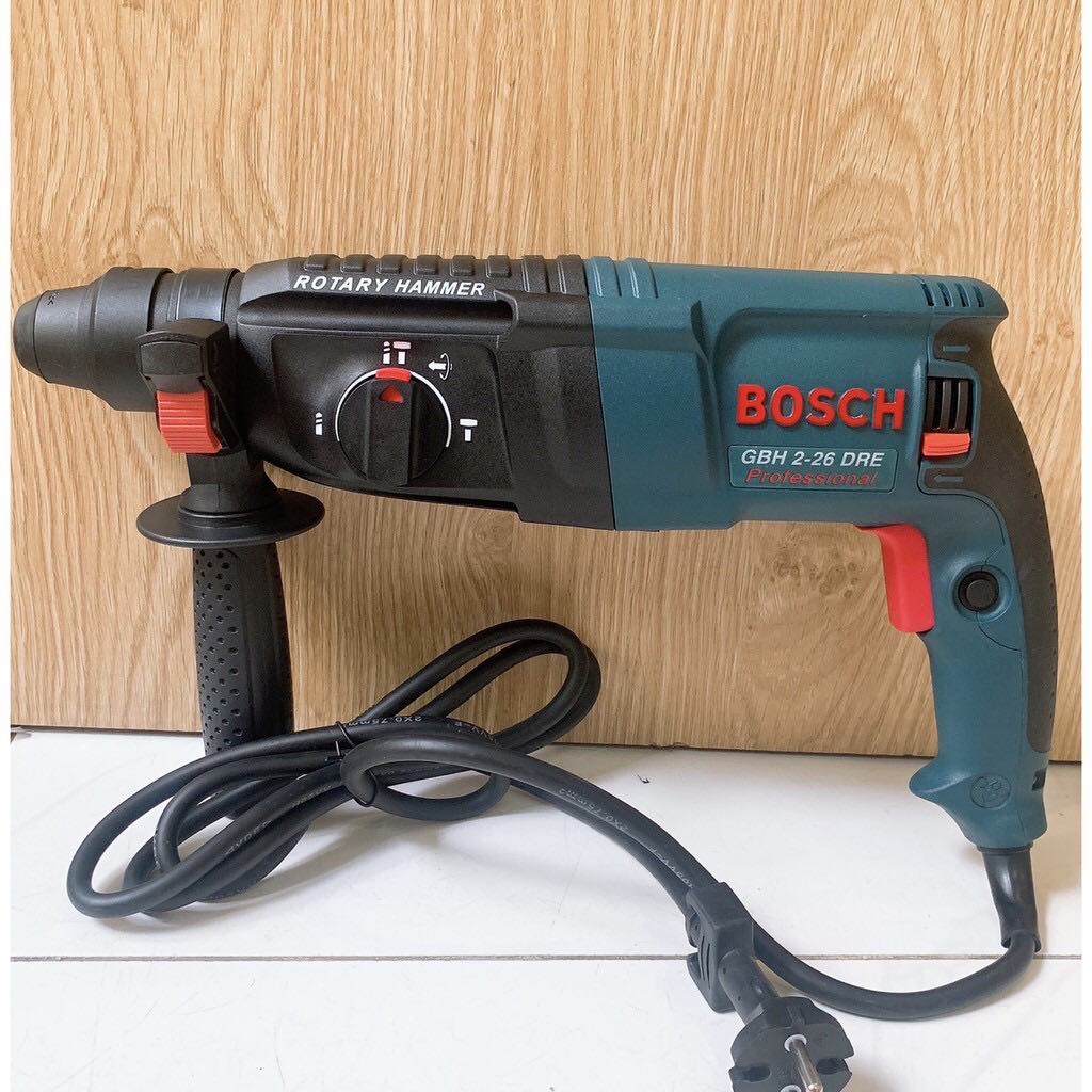 Máy Khoan Búa (KÈM PHỤ KIỆN) Bosch GBH 2-26 DRE 800W - ĐỔI TRẢ TRONG 30 NGÀY