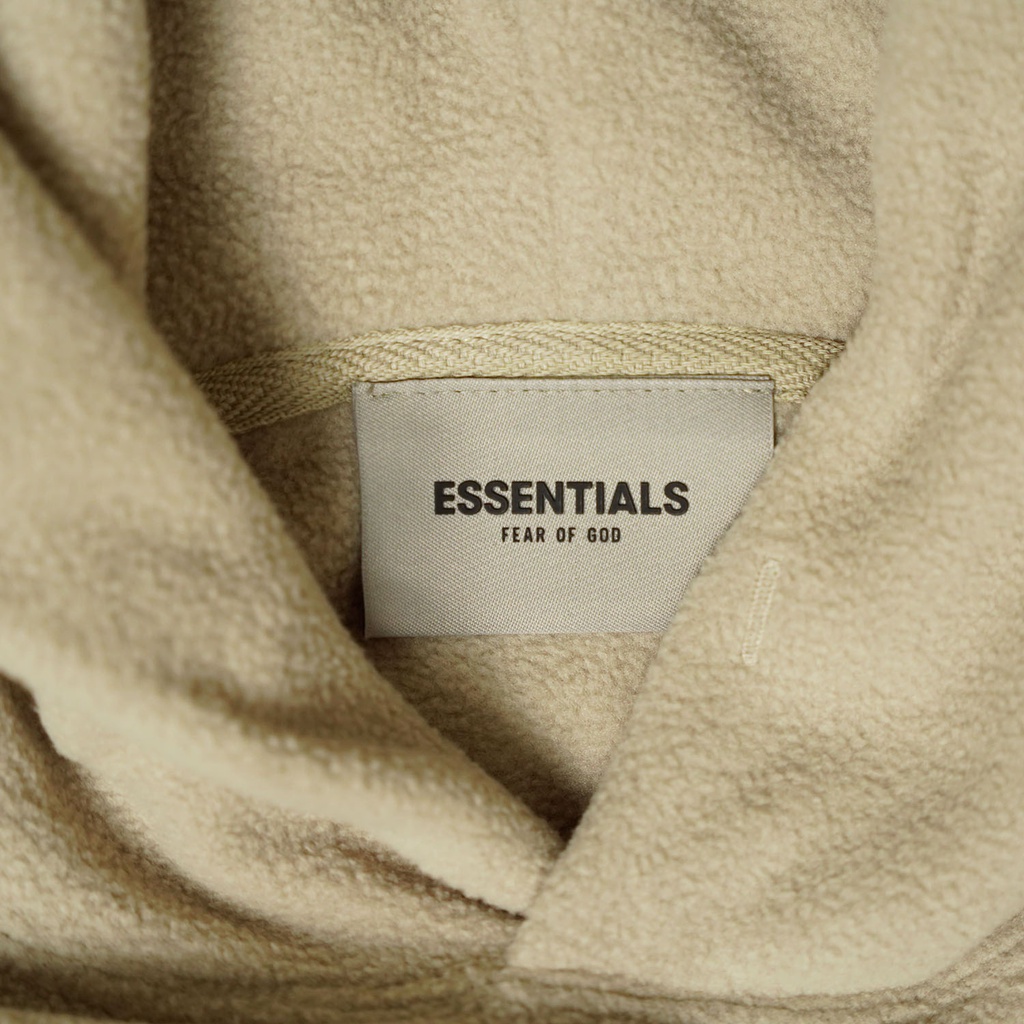 Áo hoodie FEAR OF GOD FOG ESSENTIALS polar fleece dài tay unisex TLS oversize form rộng