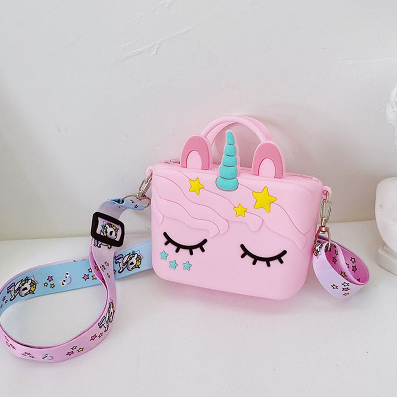 Túi đeo chéo bé gái thiết kế hoạt hình thời trang Hàn Quốc