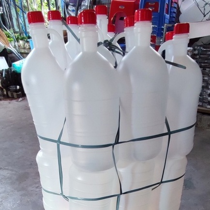 Can nhựa tròn 1 Lít / 2 Lít Tròn ,Can nhựa trắng HDPE đựng dung dịch lỏng