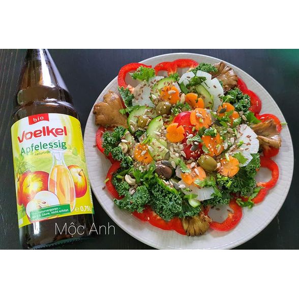 Giấm táo có con giấm cái hữu cơ Voelkel  sỉ - lẻ