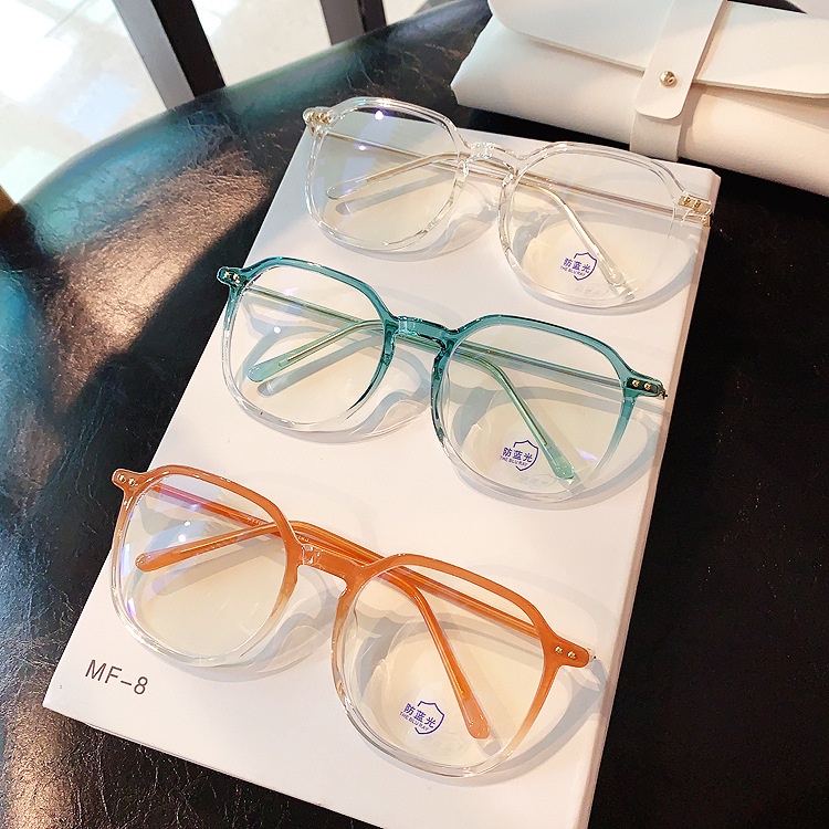 Mắt kính chống bức xạ thiết kế quá khổ phong cách Hàn cho nữ