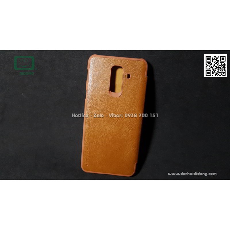 Bao da Samsung A6 Plus 2018 Nillkin Qin