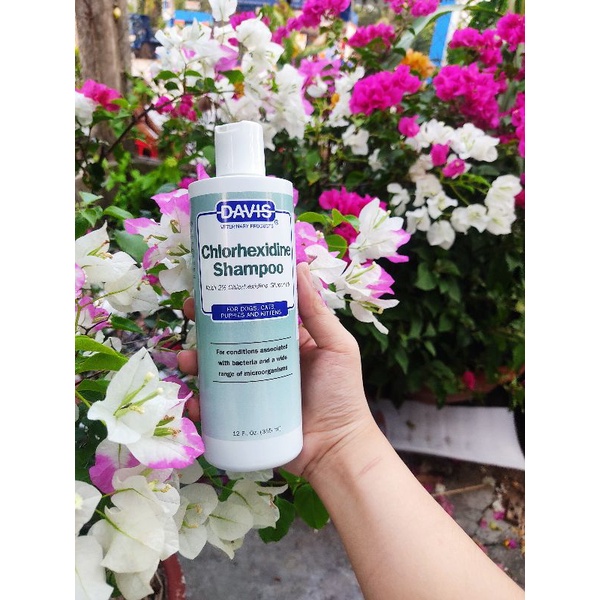 30ML SỮA TẮM DAVIS CHLOHEXIDINE 2% DÀNH CHO CHÓ MÈO VIÊM DA