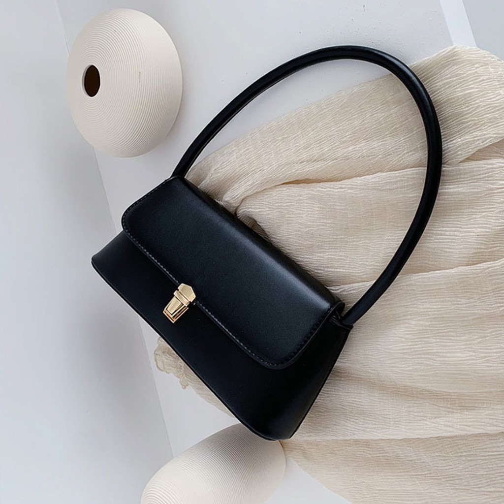 Túi xách nữ da mềm trơn thời trang Punthezy - Thiết kế phong cách hàn quốc kẹp lách đi chơi / đi làm công sở trẻ trung | BigBuy360 - bigbuy360.vn