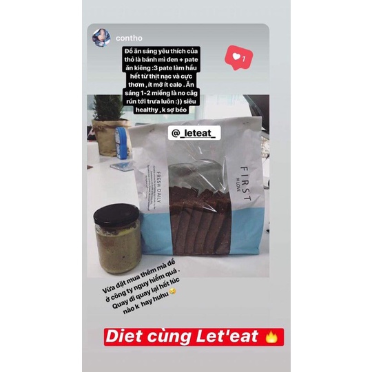 SHIP 1H HÀ NỘI  PATE THĂN HEO THẢO MỘC EAT CLEAN 100% (200Gr)