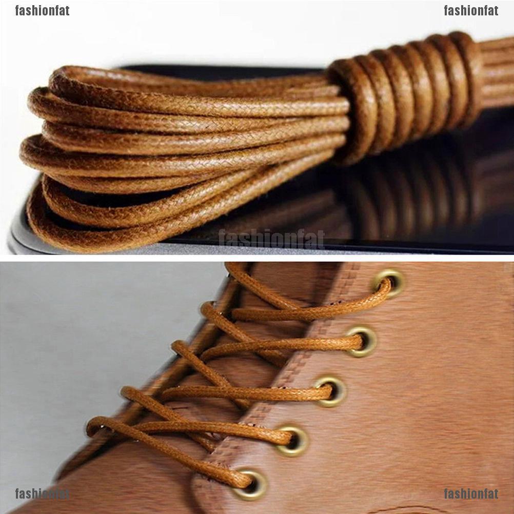 Cặp dây giày bằng da có mạ sáp bền và chắc chắn