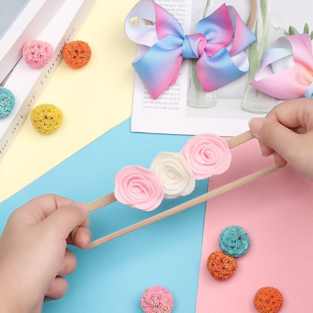 LAYOR1 Set 3 Băng Đô Nơ Thời Trang Cho Bé Gái