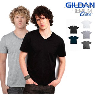 Áo thun nam cổ tim Gildan nhập khẩu USA (5 màu)