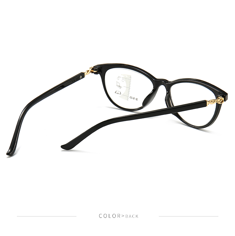 Kính đọc sách nữ đa tiêu cự tiến bộ chống ánh sáng xanh Có thể xem gần và xa