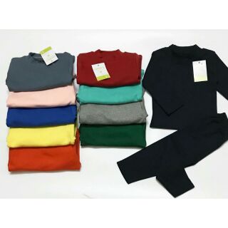 Combo 4 bộ cotton len cho bé lớp