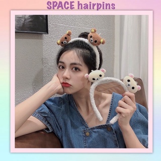Băng đô cài tóc gấu nâu, gấu trắng cute BD18