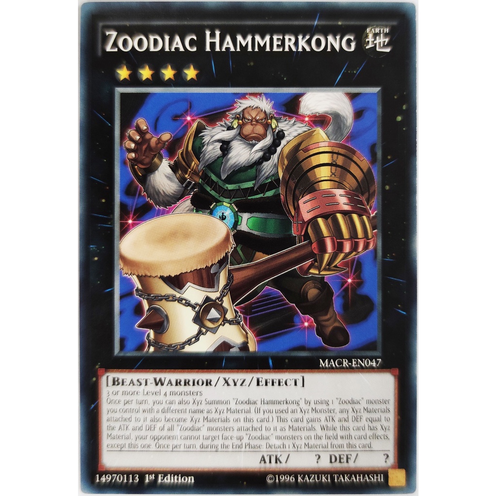 [Thẻ Yugioh] Zoodiac Hammerkong |EN| Common