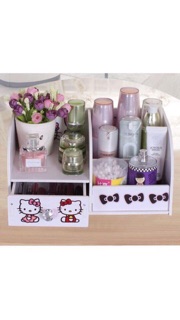 Kệ mỹ phẩm gỗ kitty