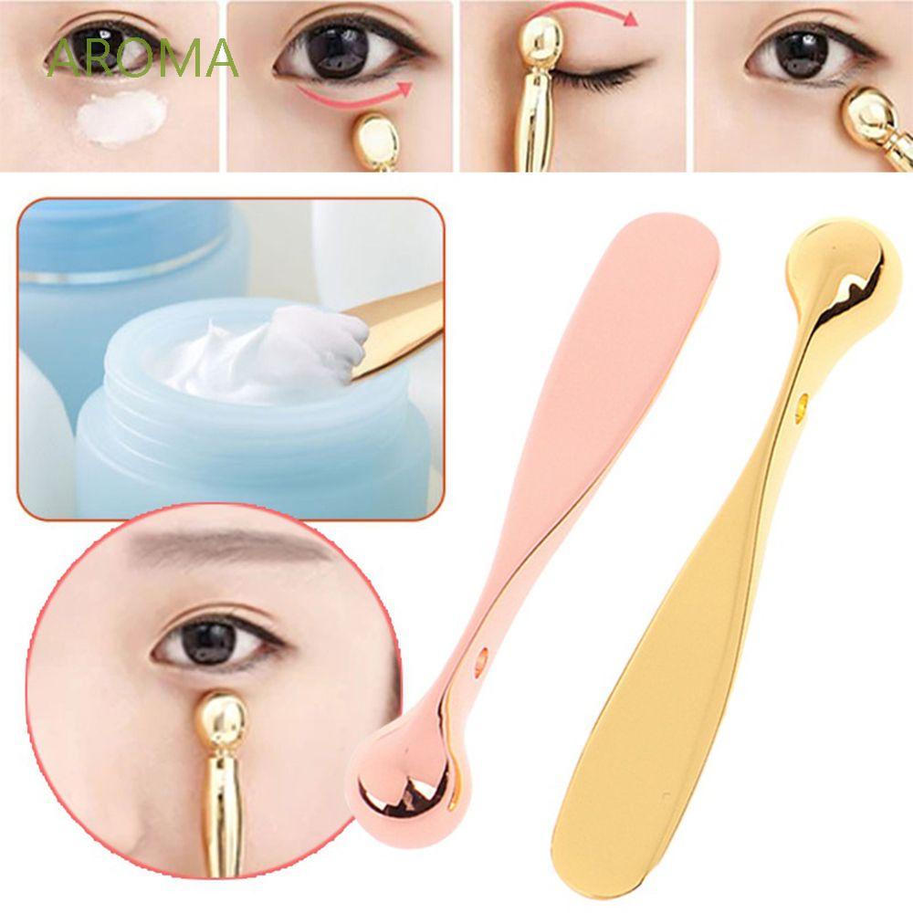 [Hàng mới về] Muỗng massage da mắt bằng hợp kim chống nếp nhăn giảm mệt mỏi hai màu tùy chọn tiện dụng
