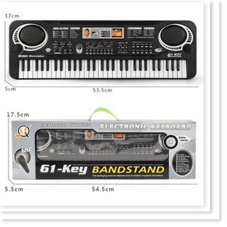 Đàn Piano Electronic Keyboard 61 Phím Kèm Mic Cho Bé