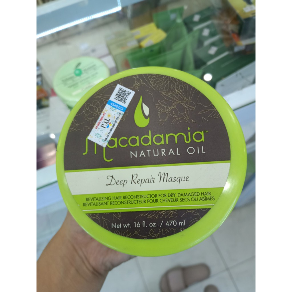 Kem hấp dầu ủ tóc Macadamia- Deep Repair Masque 500ml