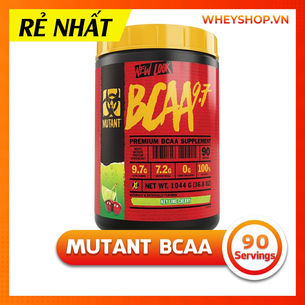 Thực Phẩm Bổ Sung Phục Hồi Cơ Bắp MUTANT BCAA 9.7 (90 lần dùng)