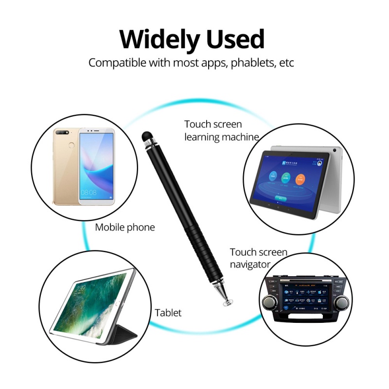 Bút stylus 2 trong 1 đa dụng cho màn hình cảm ứng điện thoại thông minh/ máy tính bảng Guugei
