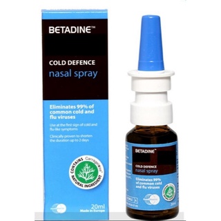 Dung dịch xịt mũi cho người lớn BETADINE Cold Defence Nasal Spray