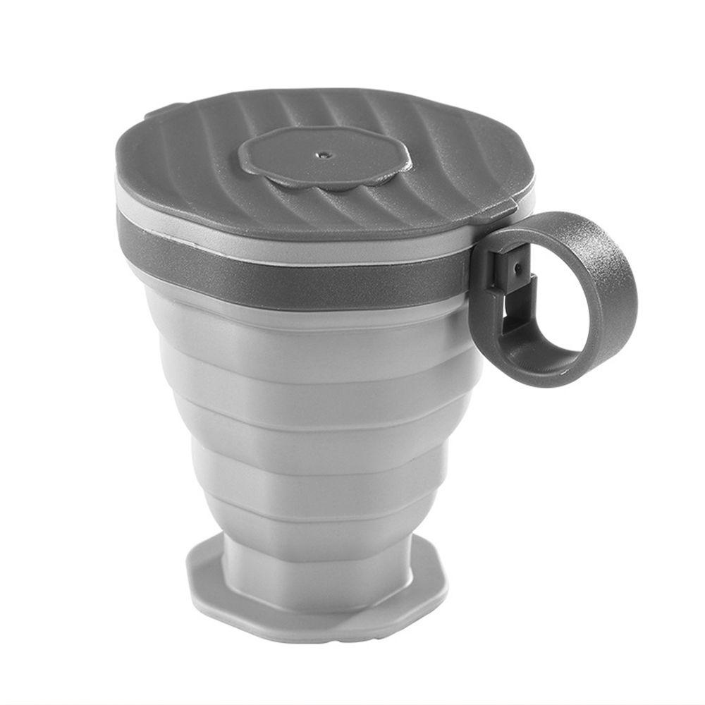 Cốc Uống Nước Silicone 220ml Có Thể Gấp Gọn Tiện Lợi Du Lịch