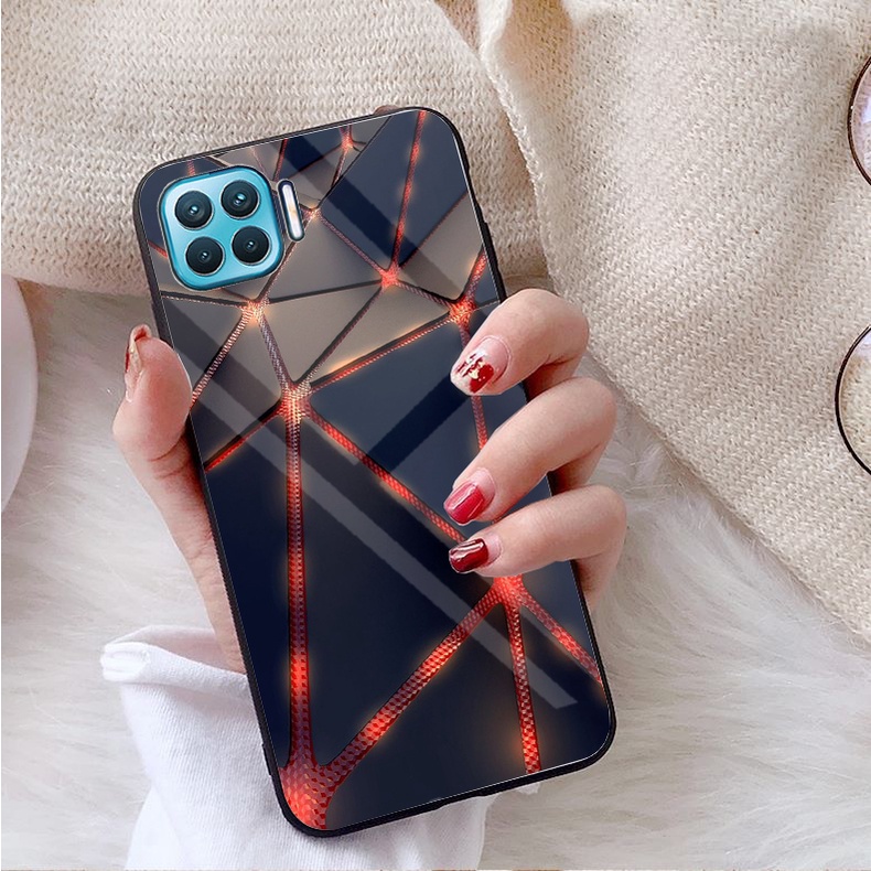 Ốp Lưng OPPO A73, A93 Mặt kính gương sáng bóng cao cấp