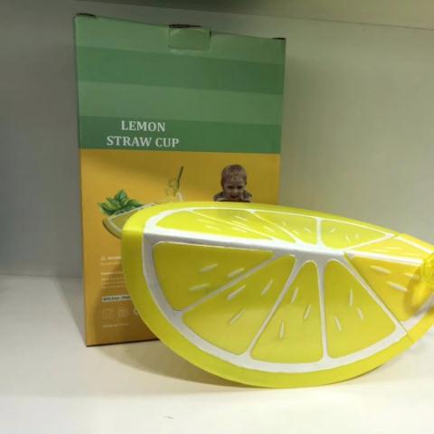 Bình Nước Cầm Tay Có Ống Hút Nhựa Họa Tiết Dưa Hấu/Dưa Hấu Dành Cho Trẻ Em