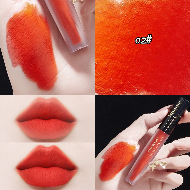 (Hàng Mới Về) Son Kem Nhung Mịn Không Thấm Nước Khó Phai Màu | BigBuy360 - bigbuy360.vn