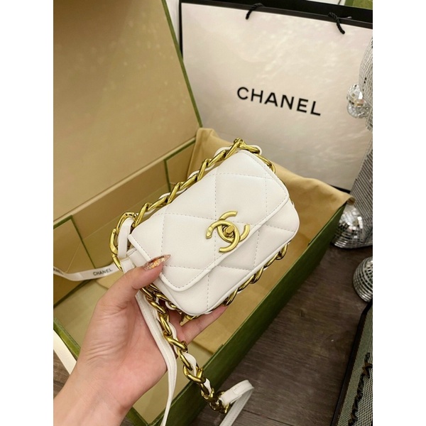 Túi đeo mini CHANEL sang chảnh đẹp size 16cm,hàng QC chuẩn đẹp