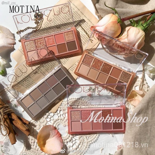 (Hàng Mới Về) Bảng Phấn Mắt Hiệu Ứng Lì / Ánh Ngọc Trai 01 Màu Sắc Trẻ Trung 04