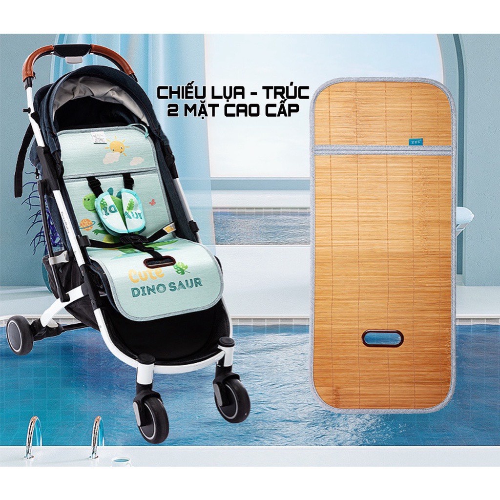 Chiếu mây điều hoà lót xe đẩy cho bé