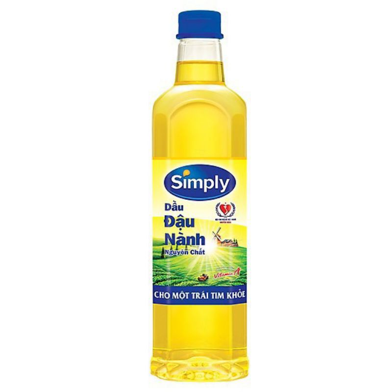 Dầu đậu nành simply 1l