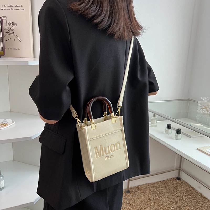 IELGY Túi Đeo Vai mini Đựng Điện Thoại In Chữ Phong Cách Hàn Quốc Cho Nữ