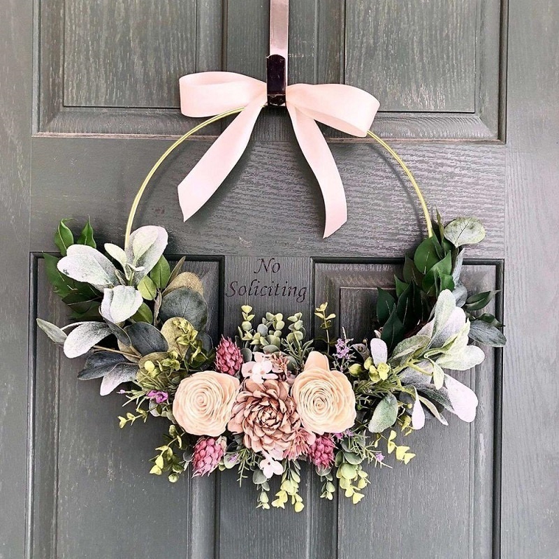 Vòng hoa chuyên dụng trang trí đám tiệc 15-40cm