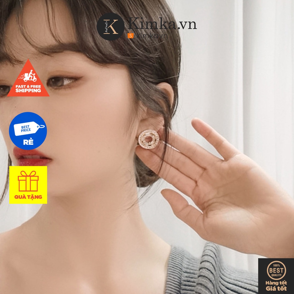 (0341) Khuyên Tai Bạc S925 Cổ Điển Vàng Sang Trọng Thanh Lịch Nhiều Mẫu