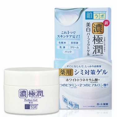 Kem Dưỡng Trắng Hada Labo Gokujyun 5In1 3D Perfect Gel 100g Nội Địa Nhật - Màu Trắng