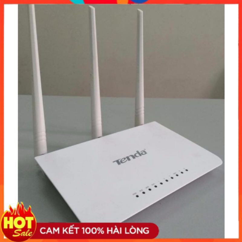 Bộ phát wifi Tenda F6 tốc độ 300Mbps, kèm củ nguồn. Kích sóng wifi. Ngôn ngữ tiếng Anh