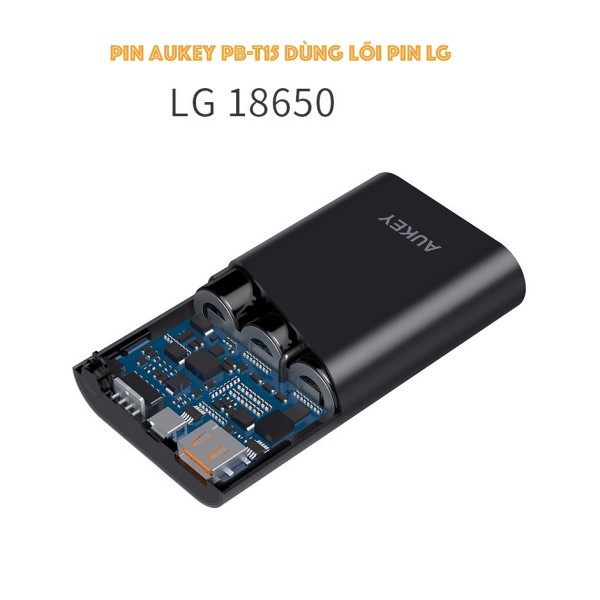 SẠC DỰ PHÒNG 10050MAH AUKEY PB-T15 / QC3.0