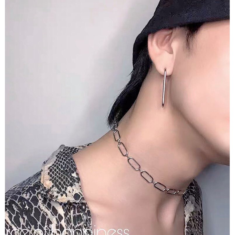 U-shaped Earrings khuyên tai titan chữ u không gỉ không đen không dị ứng nam nữ Uniex